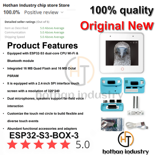 (1PC) 100% NOUVEAU ESP32-S3-BOX-3 ESP32-S3-BOX-3B AIOT Module de Kit de Développement d'Application 2.4 GHz Wi-Fi + Bluetooth 5