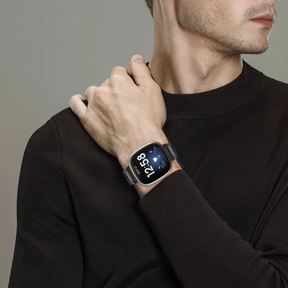 Stainless Steel Strap For Fitbit Versa 4 Sense 2 Watch Metal Wristband Loop For Fitbit Versa 3 Sense Replacement Bracelet Band