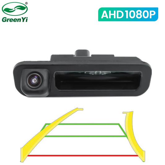 Dynamic Trajectory AHD Trunk Handle Camera For Ford Focus MK2 MK3 Mondeo Ranger Explorer C-Max Kuga Fiesta Fusion Backup Cam