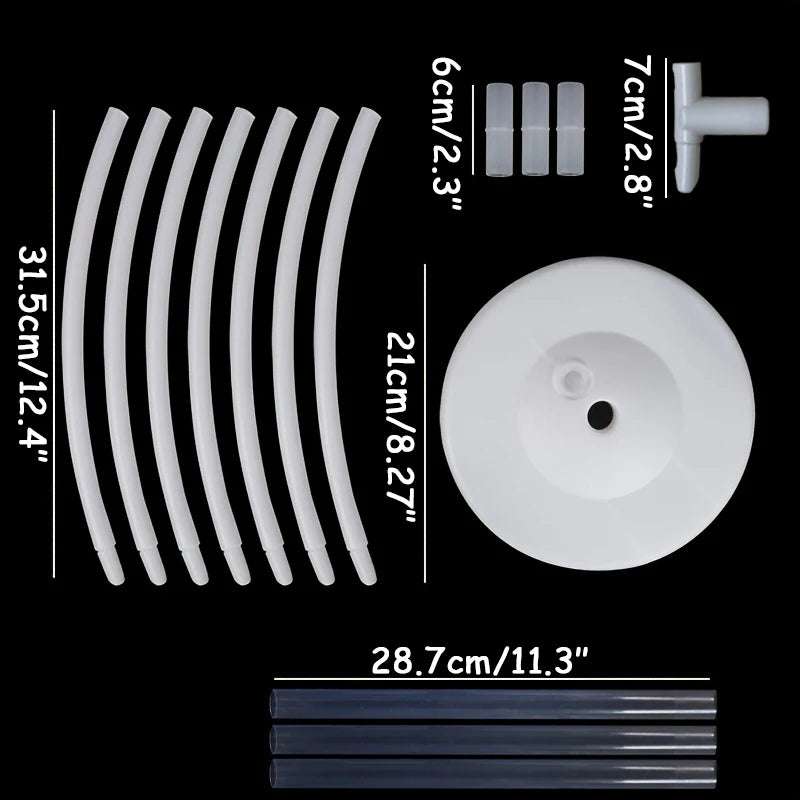 1/2set Round Balloon Stand Arch Balloons Wreath Ring For Wedding Decoration Baby Shower Birthday Party Christmas Ballon Garland