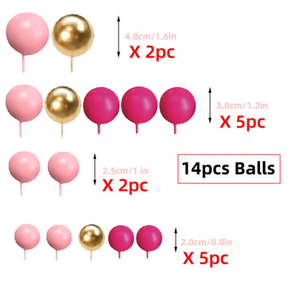 Cowboy Cake Topper Cowboy Hat and Boot Balls Cake Decorations Western Cowboy Birthday Baby Shower Party Decorations (Brown)