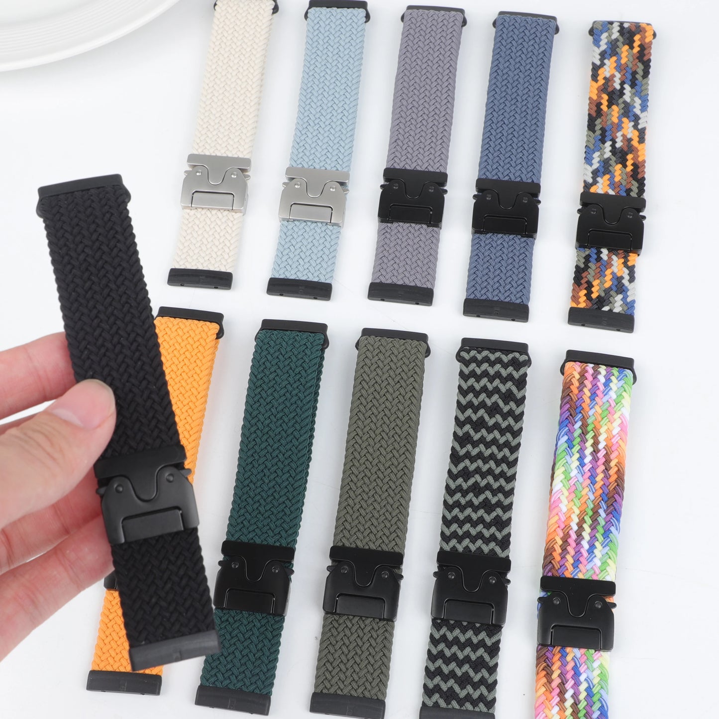 Braided Parachute band for Fitbit Versa 4 3 Sense 2 Strap Accessories replacment nylon belt Bracelet correa Fitbit Versa 4 Strap