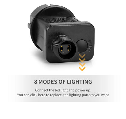 Energy Saving LED Outdoor Garden String Lights 10M 20M 30M 50M 100M Solar/EU/US Plug Charging LED Christmas Lawn Luminous Lamp