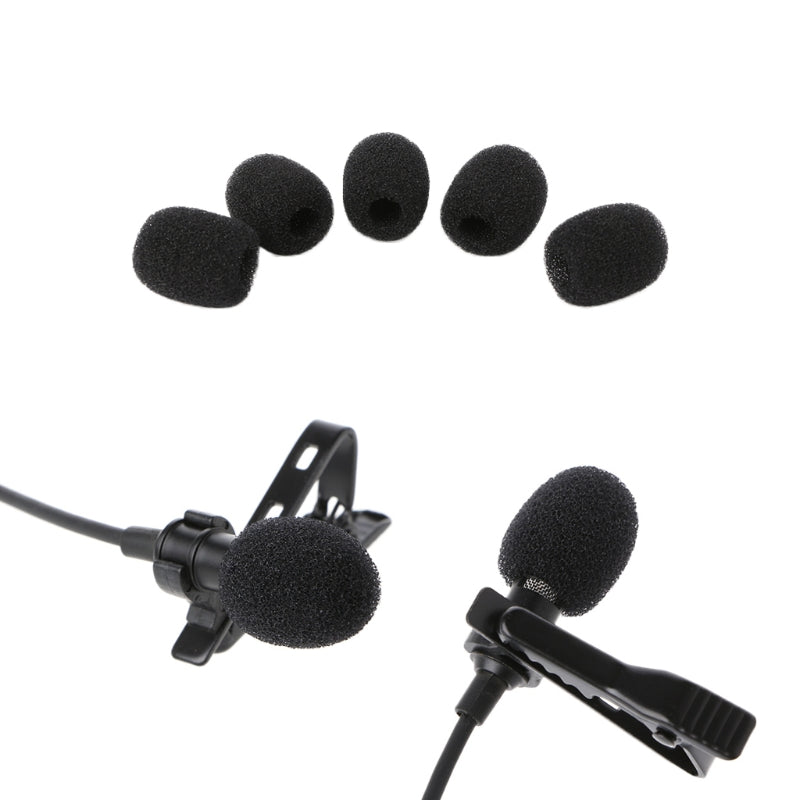 Housses en mousse pour microphone, pare-brise pour microphone cravate, accessoires pour pare-brise