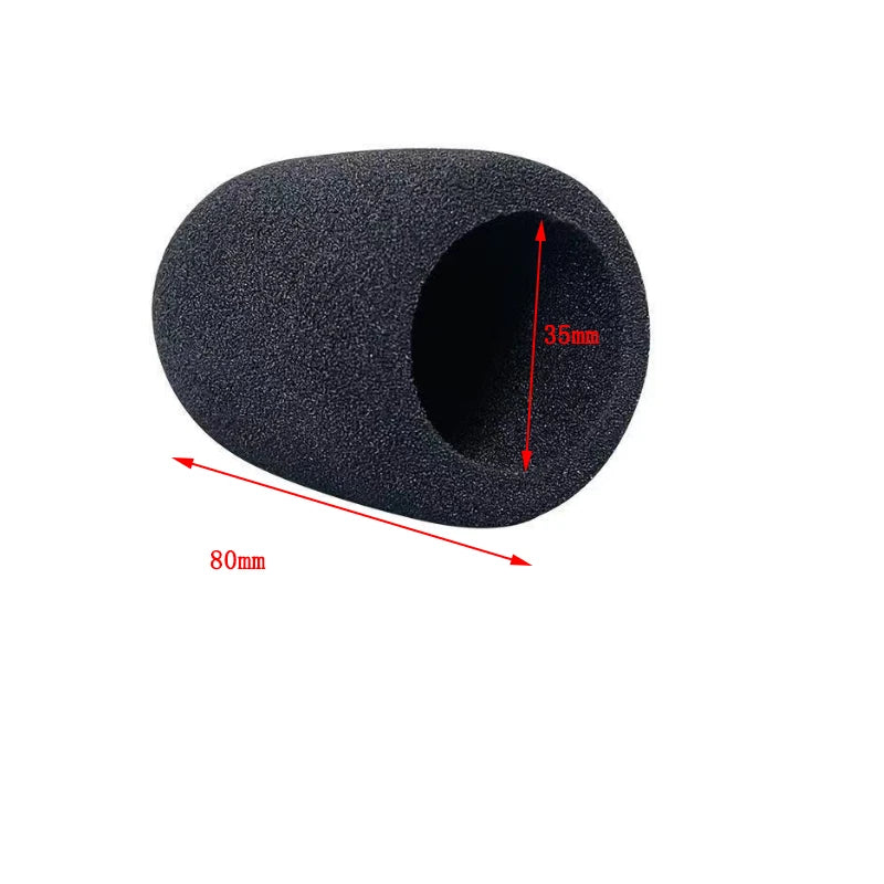 Wireless Handheld Microphone Covers  Windproof Anti-Saliva and Washable Sponge Foam Cover for Most Microphone Mic Cap