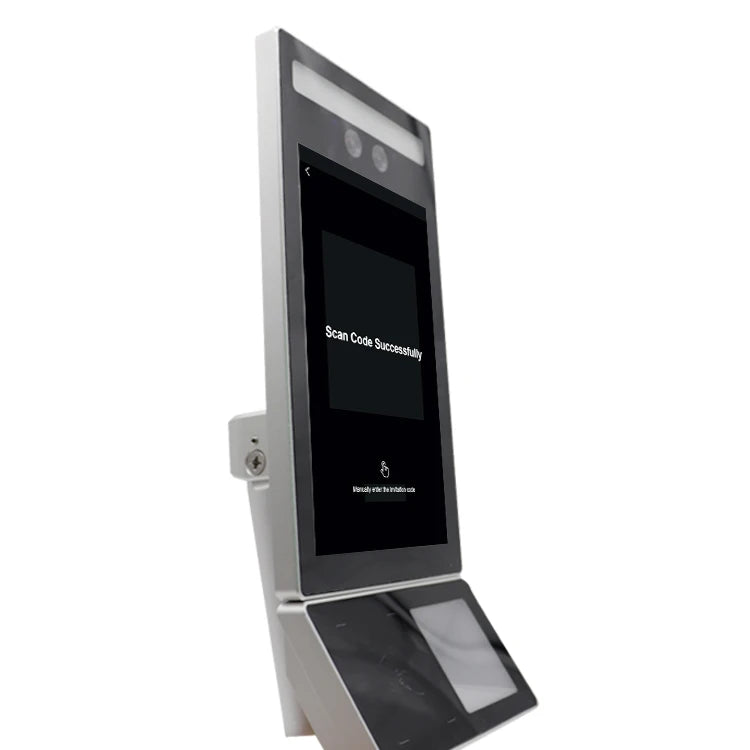 Meilleure vente qualité montage mural 8 pouces reconnaissance faciale dispositif de contrôle d'accès biométrique contrôle d'accès NFC contrôle d'accès QR