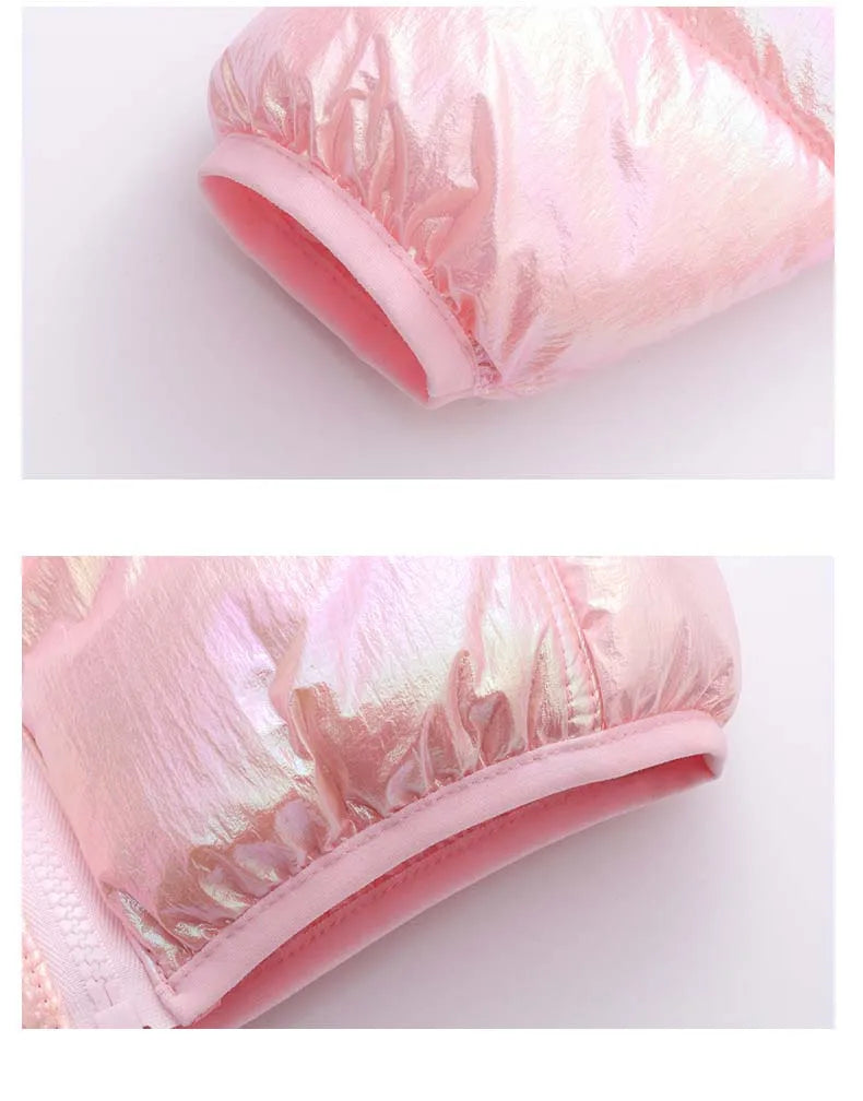 1-6T Winter Baby Girls Boy Clothes Coats Down Cotton Cartoon Hooded Children's Jackets Casual Snowsuit Overalls Toddler Costume