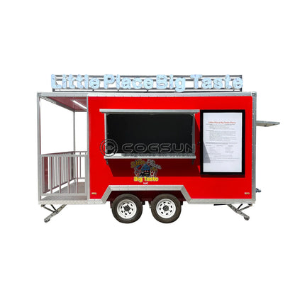 Customized Commercial Food Trucks Concession Food Trailers Street Mobile Food Trucks Fast Food Trailers For Sale USA Europe