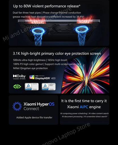 【World Premiere】REDMI Book Pro 16 2025 Ultra5-225H/Ultra7-255H 32GB+1TB 2.5K/3.1K 120Hz/165Hz  Grey