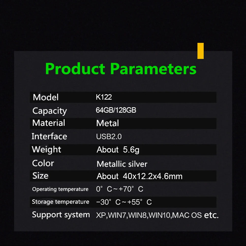 100% Original KODAK Mini metal 32GB 64GB 128GB USB Flash Drive lanyard for keys pen drive USB2.0 thumb drive