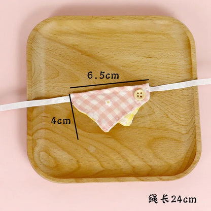 Pour 10 cm Labubu 4.0 vêtements de poupée chapeau de Cowboy écharpe vêtements de poupée accessoires de poupées douces mignon arc écharpe décoration cadeaux de noël