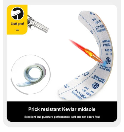 YIZHONCO Autumn Safety Shoes BOA Men Sneakers Steel Toe Cap Shoe Work Shoes Puncture-Proof Work Safety Shoes Boots