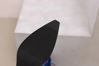 Bottes western à sequins et pompons, noires et argentées, courtes, en peluche, automne/hiver, talon de 6,5 cm, style bohème, hauteur genou, pointures 36 a 46.