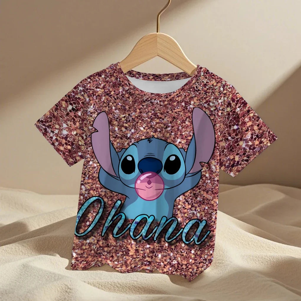 T-shirt imprimé en 3D pour enfants, vêtements d'été unisexes pour garçons et filles, tenue quotidienne décontractée avec