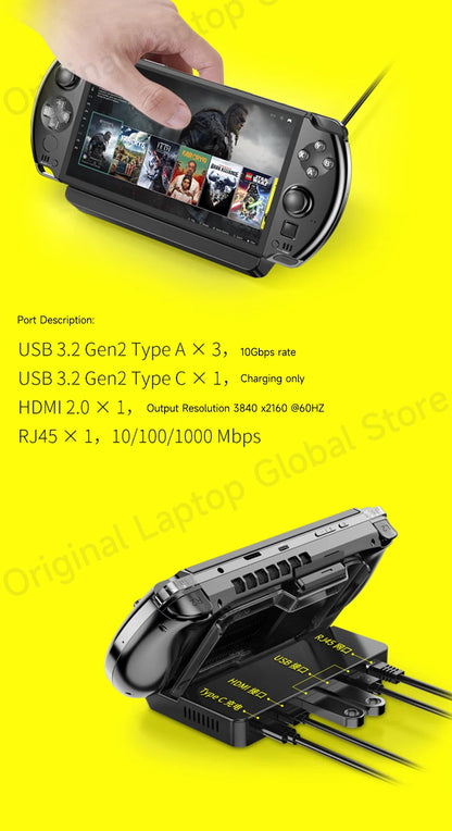 GPD WIN 4 2025 AMD Ryzen™ AI 9 HX 370/ AMD Ryzen 7 8840U Processor 32GB RAM 1TB/2TB Hard Drive 6-inch Pocket Mini PC Laptop