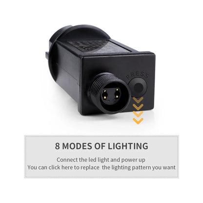 100M 50M Twinkle Star LED String Lights Waterproof 8 Lighting Modes For Outdoor Garden Yard Lawn Christmas Tree Festival Decor