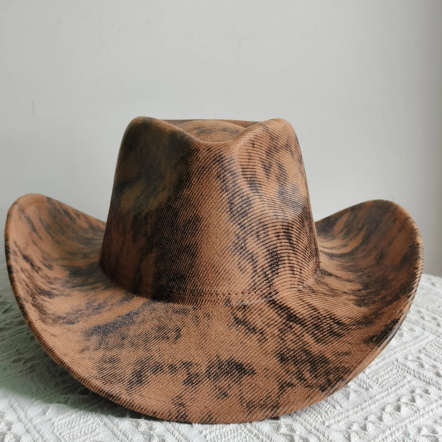 Faux Leather Western Cowboy Hats Men Women retro cowboy hats big brim cowgirl hat knight hat men chapeau ковбойская