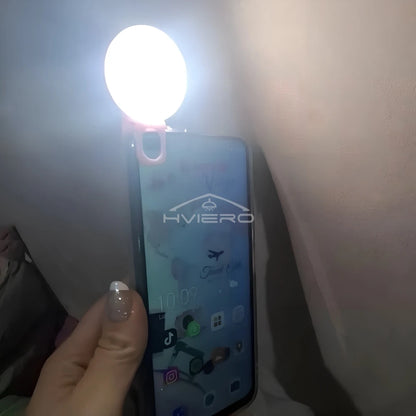 Anneau lumineux Led pour Selfie, Rechargeable par USB, lumières de remplissage, luminosité chaude et froide réglable, pour appareil Photo, vidéo, accessoires de Streaming en direct
