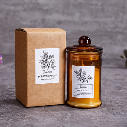 Bougies d'aromathérapie, cire de soja, petits théBougies d'aromathérapie, cire de soja, petits pots à thé, cadeau parfumé, cadeau à porter à la main Jars, Fragrance Gift, Handheld Gift