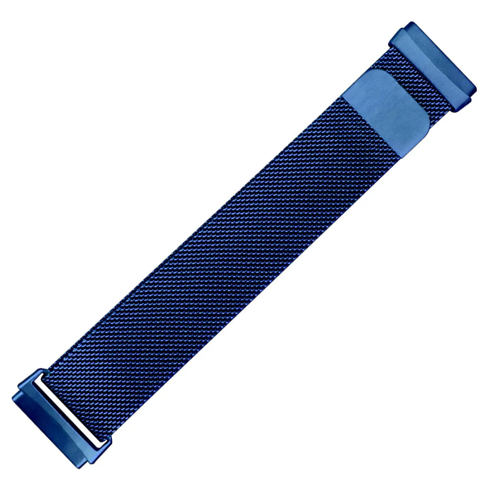Metal Milanese Loop Strap For Fitbit Versa 4/Versa 3 Smartwatch Official Bracelet Wristband For Fitbit Sense 2-1 Magnetic Correa