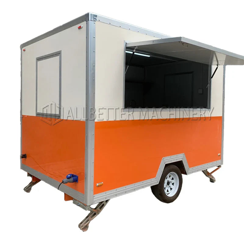 Allbetter Custom Small Food Trailer Concession Mobile Food Truck Catering Truck for Sale Ice Cream Cart Food Trailer