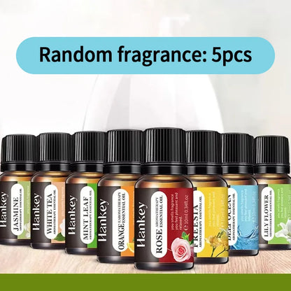 10ml Pure Essential Oil Humidifier Aromatherapy Diffuser Scented Candle Making Air Freshener DIY Aromatic Oil Jasmine Rose Ocean