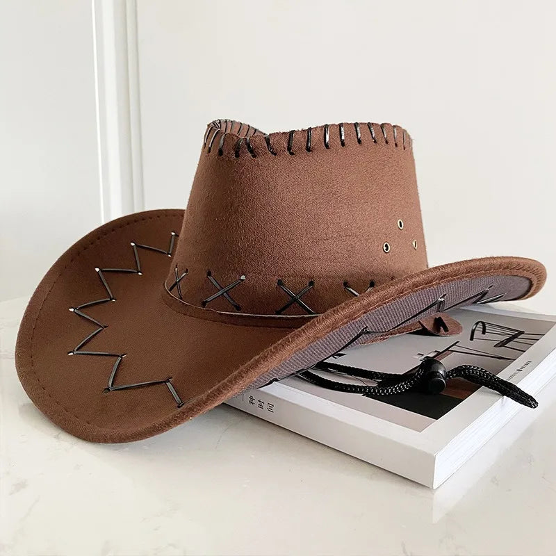 Chapeau de cowboy pour mariée, chapeau de cowgirl, accessoires de cowboy, chapeau de cowboy pour femme, NZM02