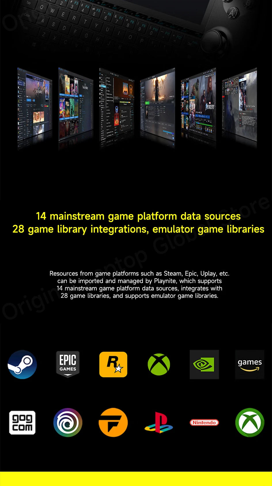 GPD WIN 4 2025 AMD Ryzen™ AI 9 HX 370/ AMD Ryzen 7 8840U Processor 32GB RAM 1TB/2TB Hard Drive 6-inch Pocket Mini PC Laptop