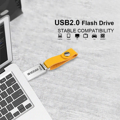100% Original KODAK Mini metal 32GB 64GB 128GB USB Flash Drive lanyard for keys pen drive USB2.0 thumb drive