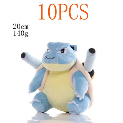 2025@@@@10PCS 20cm Pokemon Stuffed Plush Toys Kawaii Pikachu  Anime Doll Kids Birthday Kawaii Cute Soft Children Stuffed Plush