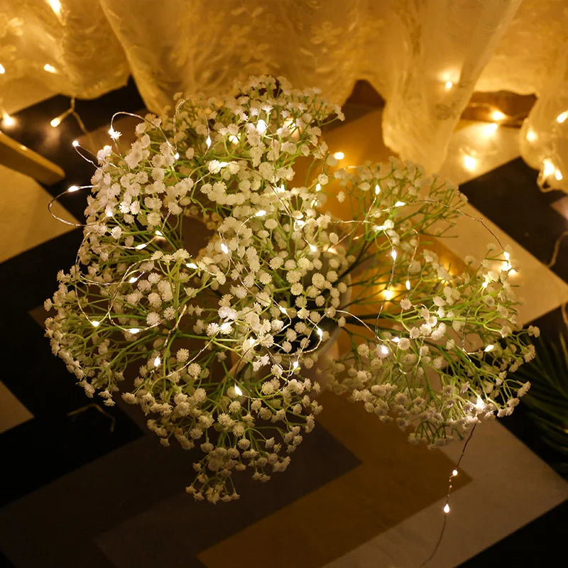 1m/2m/3m/5m/10m USB LED String Lights Garland Lamp DIY Party Wedding Christmas Tree Flasher Fairy LED Lights Home Decoration