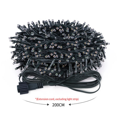 Energy Saving LED Outdoor Garden String Lights 10M 20M 30M 50M 100M Solar/EU/US Plug Charging LED Christmas Lawn Luminous Lamp