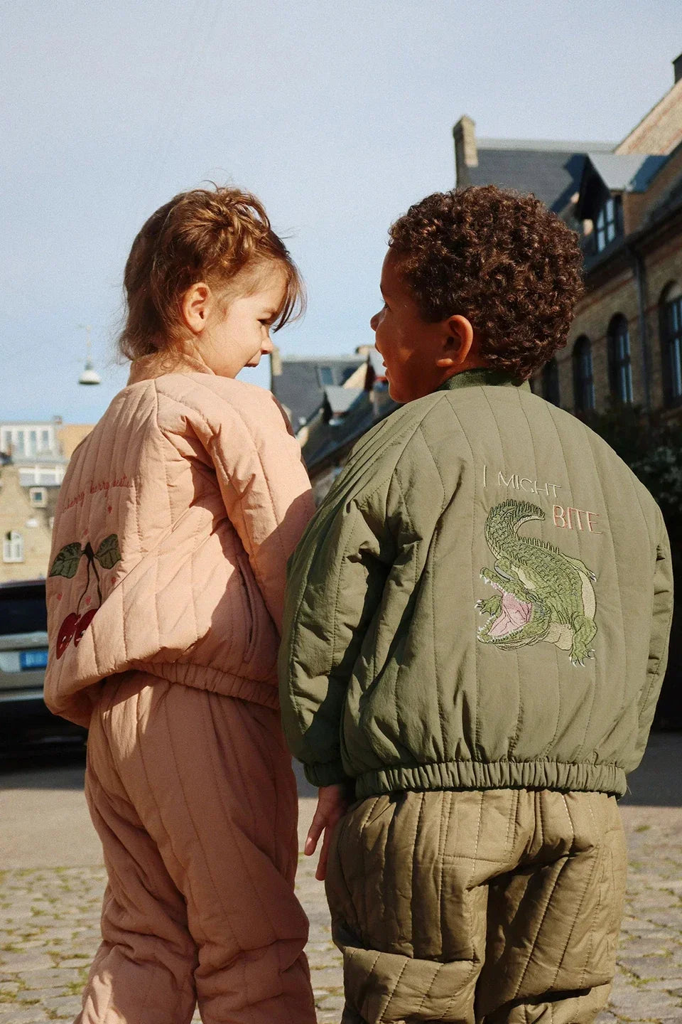 Brand KS Children's Lambswool Jacket Coat Autumn Winter Baby Boys Cotton Outerwear Toddler Girls Flight Suit Jacket Kids Clothes