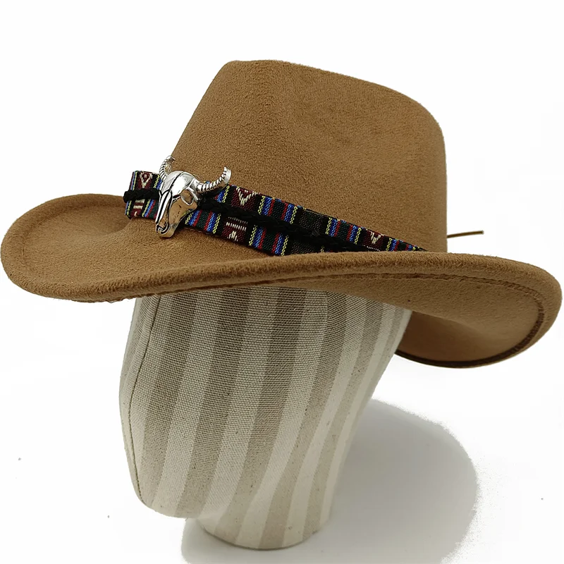 Cowboy hat various accessories cowboy hat monochrome felt hat men and women outdoor hat rider hat шляпа женская