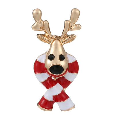 Broches de noël pour hommes et femmes, chapeau de père noël, gants, cloches, chaussettes, costume en strass, broches métalliques, Badges, cadeau du nouvel an, 2022