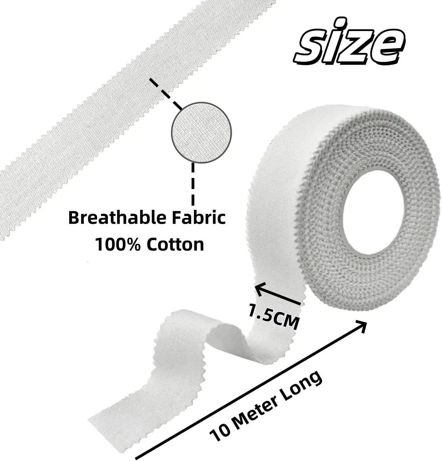 1/5/10 pièces bande de doigt 0.6 pouces bande athlétique pour doigts pieds sueur volley-ball bande de doigt pour Sports de plein air escalade Football