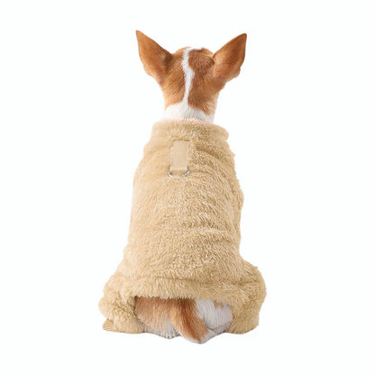 Vêtements en polaire doux pour chien, combinaison chaude pour l'automne et l'hiver, pour petit chien, pull pour chiot, manteau, salopette pour chihuahua