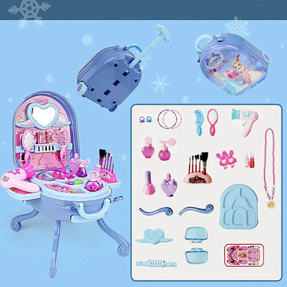 Play House Set Children's Dressing Table Toys For Girls From 6 to 10 Years Makeup Set For Girl Children's Nove Toy Birthday Gift