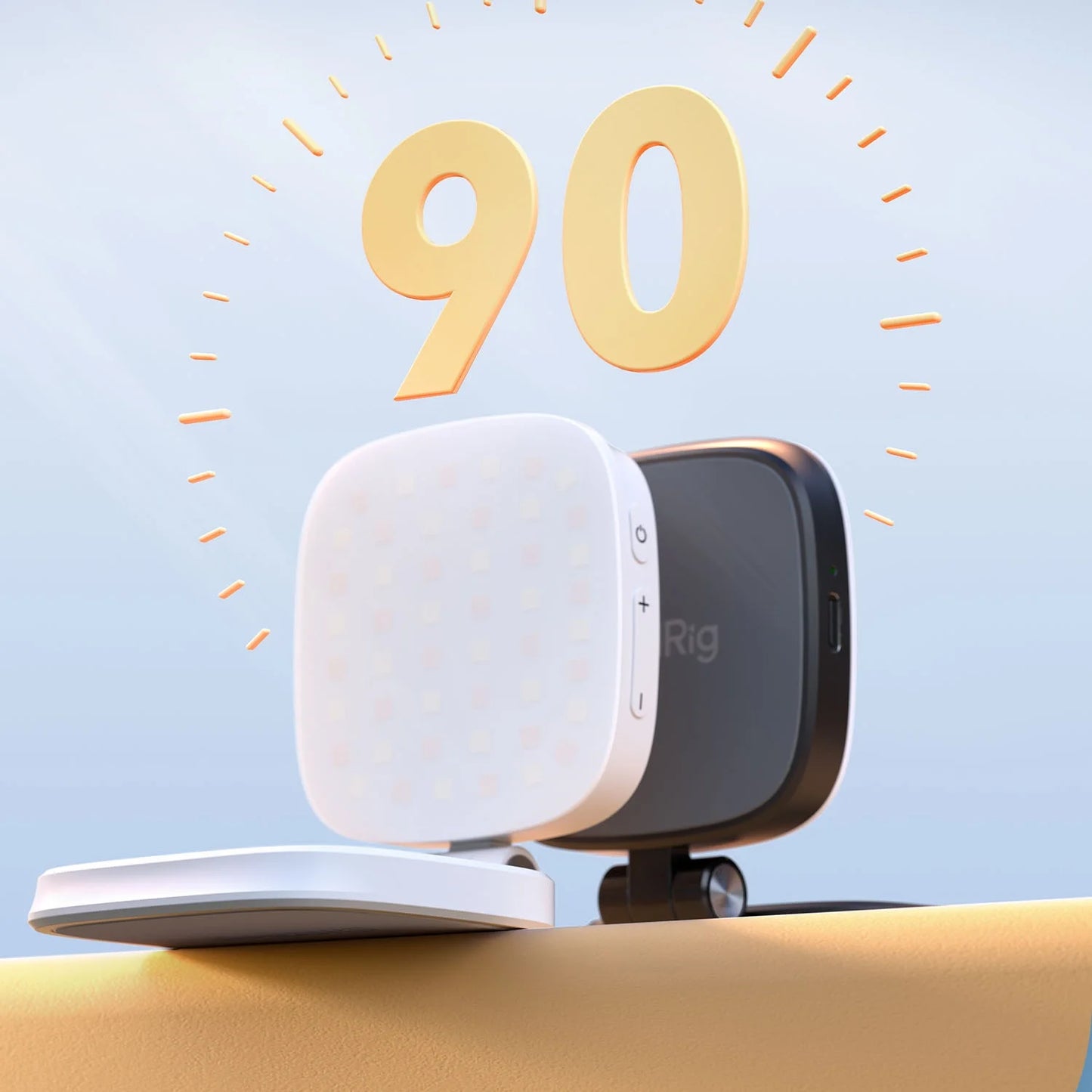 SmallRig Magnetic Phone Light,P48 Bi-Color Dimmable LED Fill-Light Foldable MagSafe Beauty Lamp Soft Panel,for IPhone16/Android