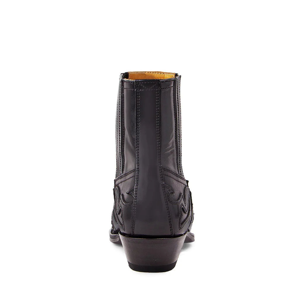 New Men's Boots Handmade Wedge Ankle Boots for Men Western Cowboy Boots Unisex Men's Leather Shoes Hard-Wearing Roman Shoes