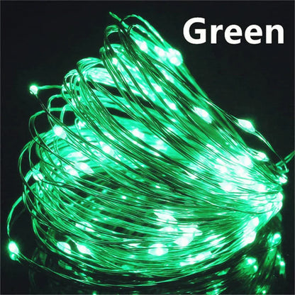 1m/2m/3m/5m/10m USB LED String Lights Garland Lamp DIY Party Wedding Christmas Tree Flasher Fairy LED Lights Home Decoration