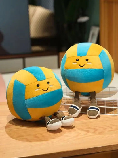 Peluche Jellycat, nouvelle poupée de volley-ball, jouet fait main, poupée de dessin animé mignon, coussin, cadeau d'anniversaire pour enfant