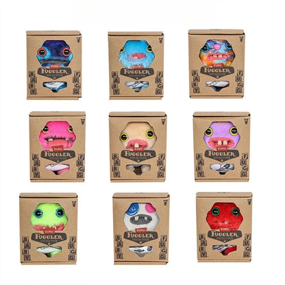 100% juguete de peluche Original, divertidos dientes feos, monstruos para bebés, muñecos suaves y bonitos, regalos