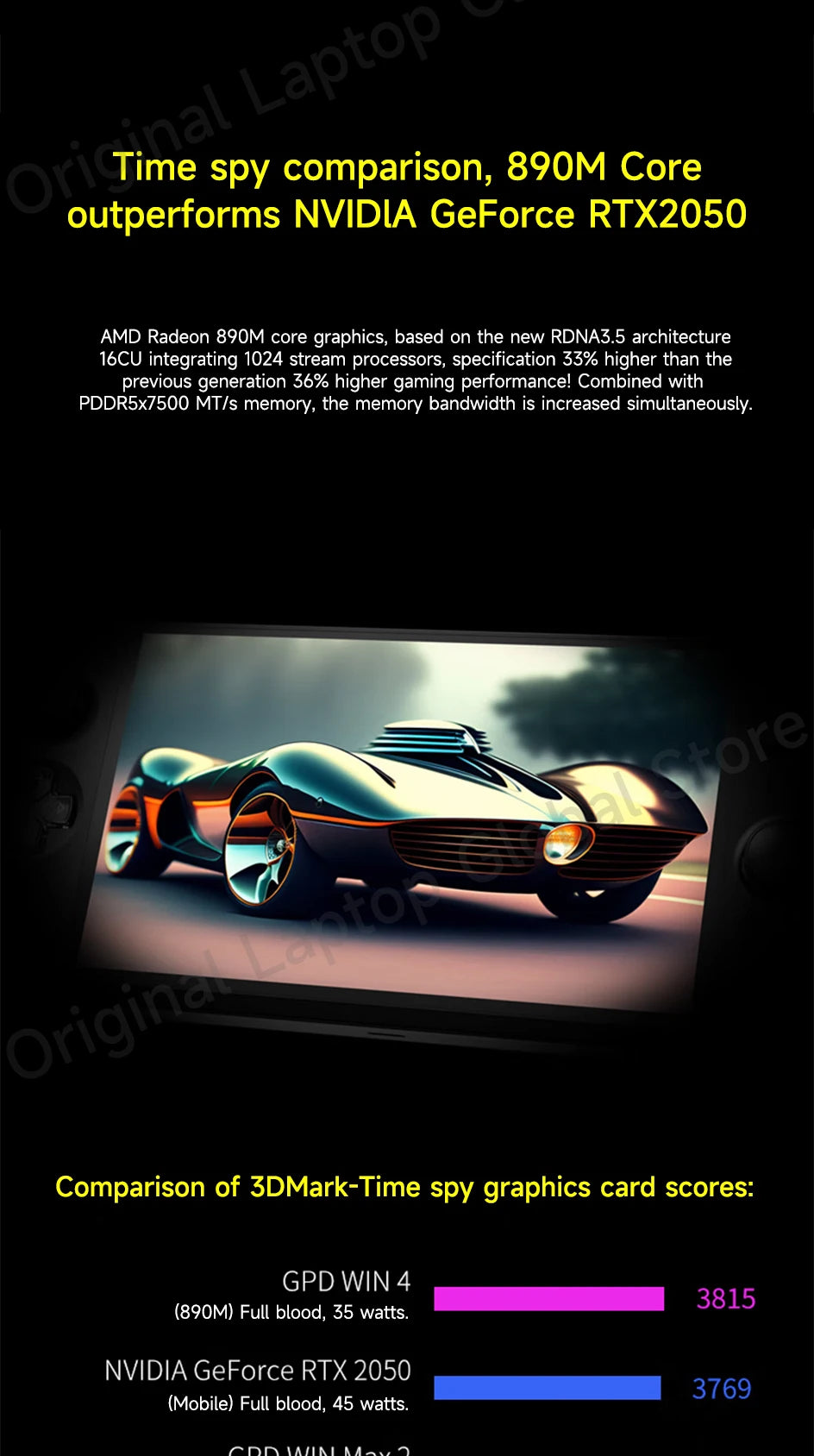 GPD WIN 4 2025 AMD Ryzen™ AI 9 HX 370/ AMD Ryzen 7 8840U Processor 32GB RAM 1TB/2TB Hard Drive 6-inch Pocket Mini PC Laptop