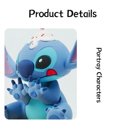 Stitch Mobile Phone Holder Decoration Ornament Creative Furniture Kawaii Environmentally Office Desktop Small Ornament Gift