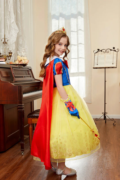 Robe de princesse pour filles, robe d'anniversaire à volants pour enfants, robe de Noël pour enfants,  spectacle, robes de cosplay fantaisie