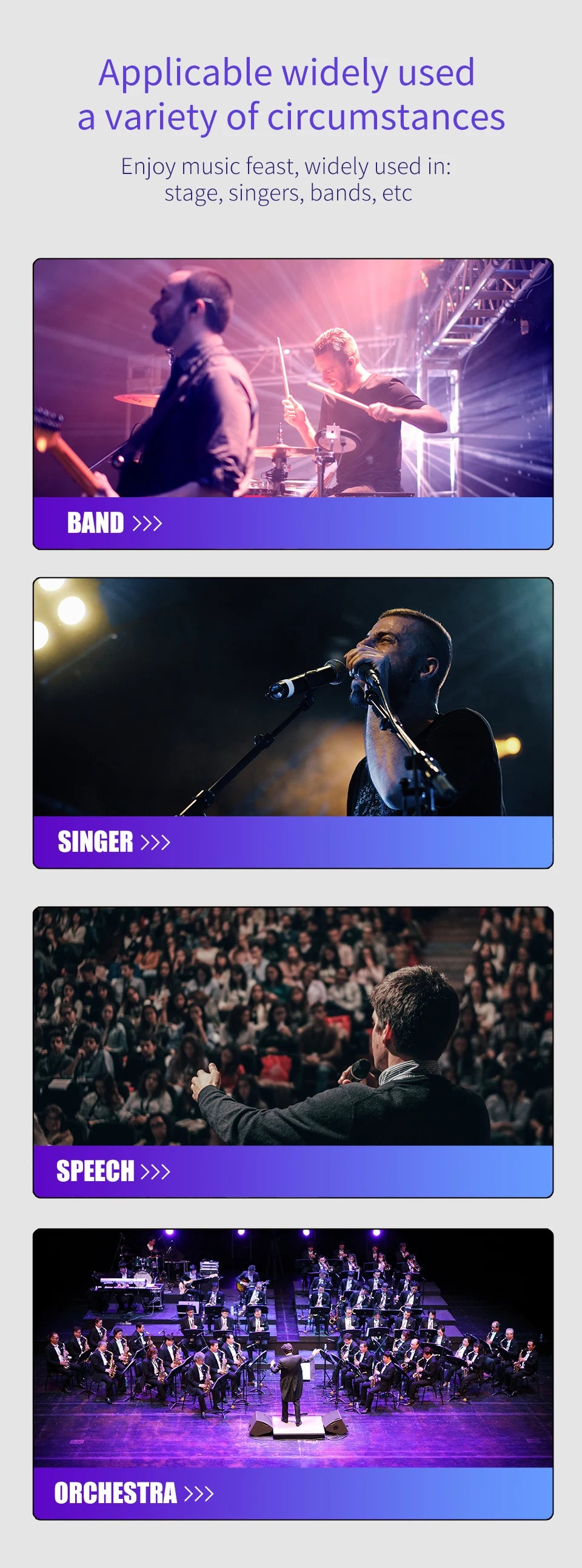 KATELEIYU UHF High end karaoke stage performance, wedding family KTV, party professional 8-channel wireless microphone system