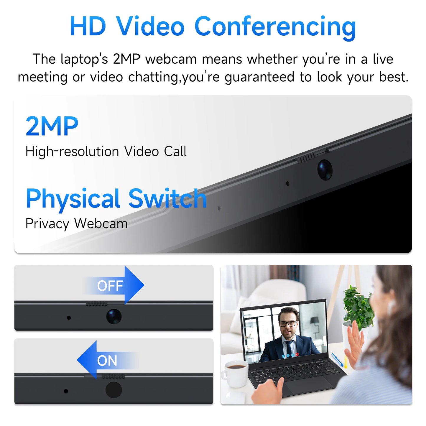 14 Inch Windows 11 Laptops New N4000 2.6Ghz 8GB RAM 512GB ROM Notbook Pc Computer Laptop