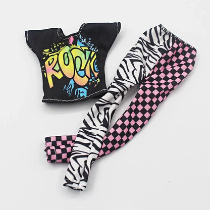 1/6 Doll Skirt Fashion Casual Wear Handmade Girl Clothes for Barbies Accessories DIY Toys Baby Gift