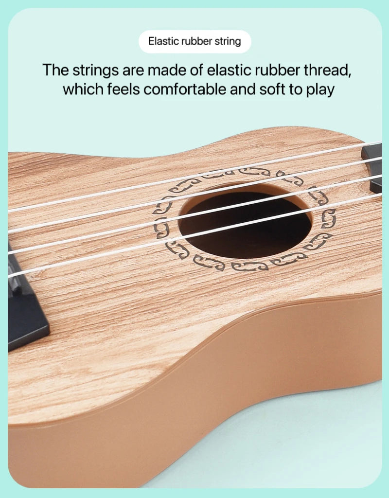 35cm Children Guitar Toy Can Be Used To Play Elementary Instruments With Paddles Simulating Yukrili Music Toys